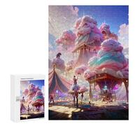 Puzzles 300 PCS para adolescentes Cloud Fantasy Circus Puzzles para Adultos Juegos de Relajación Regalos para Mujeres Regalos para Amigos y Familias 300 PCS