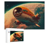 Puzzles 300 PCS Para Adultos Space Travel Journey to Mars Puzzle Juguete Decoración de Pared Pero Divertido Y Humorístico, Regalos de Cumpleaños Únicos 300 PCS