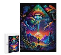 Puzzles 500 PCS para adolescentes Eye of the Universe -9 Puzzles para adultos Juegos de Relajación Una obra de arte para cumpleaños, Navidad 500 PCS