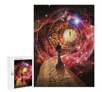 Puzzles 500 PCS para Adolescentes Time Portal Journey Puzzles para Adultos Juegos de Relajación Una Obra De Arte Para Cumpleaños Navidad 500 PCS