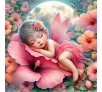 Puzzles 90 Piezas Adultos, DIY Rompecabezas para Adultos 90 Piezas, Entretenimiento Creativo, Desafío Ideal para Verdaderos Fanáticos, Tema:Chica dormida en Luna