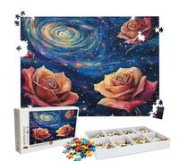 Puzzles Abstracto Rosa | Puzzle 5000 Piezas XL 156.5x105.5 cm | Rompecabezas Madera Desafiante para Adultos | con Exquisita Caja de Embalaje | Decorar Toda La Familia | Rompecabezas Adultos W3H-653