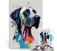 Puzzles Adultos 1000 piezas Concurso de Velocidad de la Mano de Beagle con Cartel correspondiente y Hoja de Preguntas-Respuestas 14.96" x 20.47" Adolescentes a partir de 14 Años