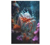 Puzzles Adultos de Cangrejo Puzzle de Madera De 1000 Piezas Difícil Y Desafío Para Niños, Juego Familiar Divertido (78×53cm)