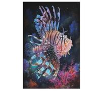 Puzzles Adultos de Colorido Pez Puzzle de Madera de 1000 Piezas Difícil Y Desafío para Niños Hormigas Juego Familiar Divertido 78×53cm