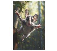 Puzzles Adultos Flying Ardilla Rompecabezas de Madera de 1000 Piezas Difícil Y Desafío para EnfFourmis, Juego Familiar Divertido 78×53cm