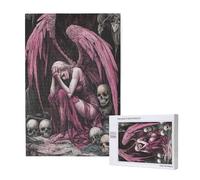 Puzzles Ángel 1000 Adultos, Puzzle ala con Cajas y Cartel, Juego Clásico de Puzzle Arte para Entretenimiento Adultos, Regalos de Decoración del Hogar para Pasatiempos Creativos de Mujeres 2T-1160