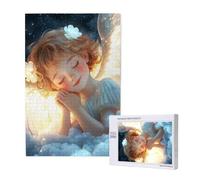 Puzzles Ángel 2000 Adultos, Puzzle Lindo con Cajas y Cartel, Juego Clásico de Puzzle Arte para Entretenimiento Adultos, Regalos de Decoración del Hogar para Pasatiempos Creativos de Mujeres 2T-1460