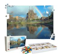 Puzzles arcoíris Ciudad | Puzzle 1500 Piezas XL 87x57 cm | Rompecabezas Madera Desafiante para Adultos | con Exquisita Caja de Embalaje | Decorar Toda La Familia | Rompecabezas Adultos W3H-508