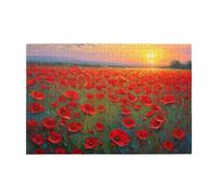 Puzzles Atardecer 1000 Adultos, Puzzle Flor 1000 Piezas Adecuado para Principiante, Juegos Divertidos/Coloridos Entretenimiento Familiar, Pasatiempos Creativos Adultos Decoracion Regalos 1T-1916