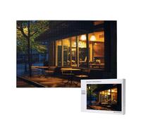 Puzzles Ciudad 1000 Adultos, Puzzle Vista de Calle con Cajas y Cartel, Juego Clásico de Puzzle Arte para Entretenimiento Adultos, Regalos de Decoración para Pasatiempos Creativos de Mujeres 2T-224