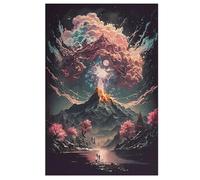 Puzzles De 1000 Piezas Adultos, Cherry Blossom Japan Art, Puzzles Creativos para Niños, Juego Educante Niño Adulto (78×53cm)