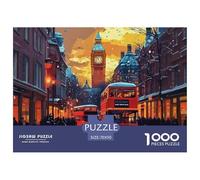 Puzzles De 1000 Piezas El Big BenPara Adultos Rompecabezas DIY Great Architecture De Rompecabezas Y Juego Familiar para Adultos Y Niños 70x50cm/1000pcs