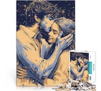 Puzzles de 1000 Piezas para Adolescentes Abrazo romántico de Pareja Juego desafiante Cada Pieza es única: un desafiante y Divertido Juego Familiar 70x100cm