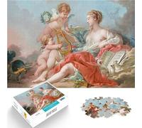 Puzzles de 1000 Piezas para Adolescentes Alegoría de la música 1764 Juguetes para aliviar el estrés Juego de desafío único 52x38cm