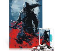 Puzzles de 1000 Piezas para Adolescentes Anime Azul Japón Shinobi Juguetes de Entretenimiento Familiar Juego de desafío único 38x26cm