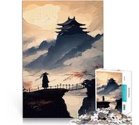 Puzzles de 1000 Piezas para Adolescentes Anime de Tanjiro, el Asesino de Demonios Actividad Familiar Grandes Regalos y Juguetes 75x50cm
