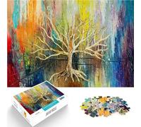 Puzzles de 1000 Piezas para Adolescentes Árbol perdido Juego Familiar para aliviar el estrés: desafío difícil Apto para Parejas 52x38cm