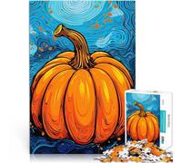 Puzzles de 1000 Piezas para Adolescentes Arte de Calabaza para el Juguete de desafío de Juego Educativo Lista de Deseos con Papá Noel 38x26cm