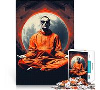 Puzzles de 1000 Piezas para Adolescentes Arte de meditación Competición de Velocidad de Manos Interacción Entre Padres e Hijos 75x50cm