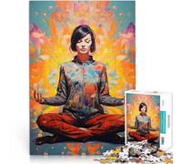 Puzzles de 1000 Piezas para Adolescentes Arte de meditación Entrena tu Cerebro y Tus Manos Colección de Artistas, Bellas Artes 52x38cm