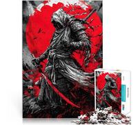 Puzzles de 1000 Piezas para Adolescentes Asesino samurái japonés Juegos Divertidos para la Familia Mejorar el Amor Entre Parejas 75x50cm