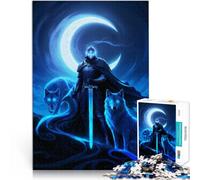 Puzzles de 1000 Piezas para Adolescentes Ave Fénix Mística Juguetes Juegos Educativos Antiestrés con póster a Juego y Hoja de Trivia 52x38cm
