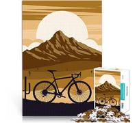 Puzzles de 1000 Piezas para Adolescentes Aventura en Bicicleta por el Desierto Desafiante Difícil Mejorar el Amor Entre Parejas 75x50cm