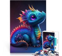 Puzzles de 1000 Piezas para Adolescentes Bebé dragón Juguetes adictivos Que desafían la Inteligencia Cerebral Ideas de Regalos 75x50cm