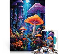Puzzles de 1000 Piezas para Adolescentes Bosque alucinante Lleno de Setas Juego Educativo Familiar para la decoración del hogar 50x70cm