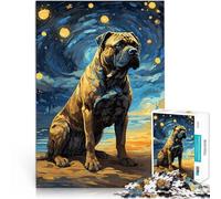 Puzzles de 1000 Piezas para Adolescentes Cane Corso Macizo Italiano Juegos educativos Decoración del hogar Regalo Divertido 75x50cm
