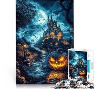 Puzzles de 1000 Piezas para Adolescentes Castillo Oscuro Juegos educativos Juguetes de Bricolaje Toda la Familia. 52x38cm