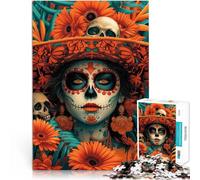 Puzzles de 1000 Piezas para Adolescentes Chica Muerta Juguetes educativos de Aprendizaje Juegos Familiares Una Obra de Arte 38x26cm