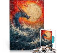 Puzzles de 1000 Piezas para Adolescentes Demonio Juguetes adictivos Que desafían la Inteligencia Cerebral Gran Regalo 75x50cm