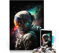 Puzzles de 1000 Piezas para Adolescentes Descubrimiento de astronautas Juguetes de Bricolaje Regalos de cumpleaños, Regalos, Arte Mural 38x26cm