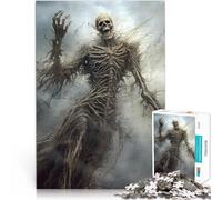 Puzzles de 1000 Piezas para Adolescentes Dios Esqueleto Alivia el estrés Vacaciones en casa Matar el Tiempo Buen Regalo 38x26cm