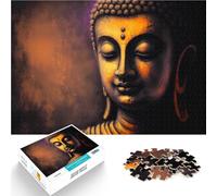 Puzzles de 1000 Piezas para Adolescentes El Buda de la Divina Presencia Actividad Familiar Adecuado para decoración de Escritorio. 52x38cm