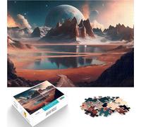Puzzles de 1000 Piezas para Adolescentes El Espacio y los Planetas Reducción del estrés Interesante para la decoración del hogar 75x50cm