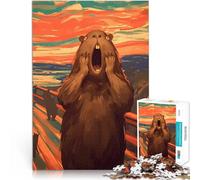 Puzzles de 1000 Piezas para Adolescentes El Grito del carpincho Juguete Educativo de Aprendizaje Decoración artística del hogar 38x26cm