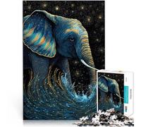 Puzzles de 1000 Piezas para Adolescentes Elefante Querido para el Juguete de desafío de Juego Educativo Regalo de cumpleaños 75x50cm