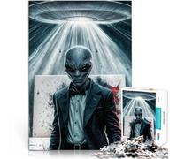 Puzzles de 1000 Piezas para Adolescentes Extraterrestre con Traje Desafío difícil para aliviar el estrés Cumpleaños 38x26cm