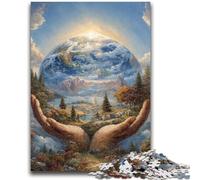 Puzzles de 1000 Piezas para Adolescentes Fantasy Earth, para niños a Partir de 14 años, Juguetes educativos, Juegos Familiares, Regalo de cumpleaños, 26x38cm