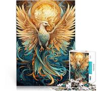 Puzzles de 1000 Piezas para Adolescentes Fénix resucitado Juguete Educativo para aliviar el estrés Decoración del hogar 52x38cm