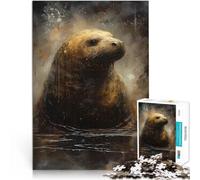 Puzzles de 1000 Piezas para Adolescentes Ficción sobre manatíes Juguete Educativo para aliviar el estrés Regalo de Obra de Arte 75x50cm