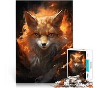 Puzzles de 1000 Piezas para Adolescentes Fire Fox V3 Juego Familiar para aliviar el estrés: desafío difícil Ideas de Regalos 75x50cm