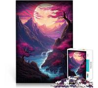 Puzzles de 1000 Piezas para Adolescentes Flor de Cerezo en Japón Juguete Educativo Intelectual descompresor Ideas de Regalos 38x26cm