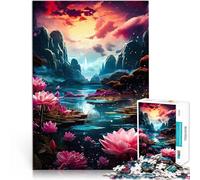 Puzzles de 1000 Piezas para Adolescentes Florecer después del Noir Juguete de desafío de Juego Educativo Buen Regalo 75x50cm