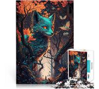 Puzzles de 1000 Piezas para Adolescentes Fuerzas sobrenaturales de Fox Juego de ingenio Cada Pieza es única: un desafiante y Divertido Juego Familiar 52x38cm