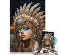 Puzzles de 1000 Piezas para Adolescentes Hermosa Bruja Desafiante de completar, Pero Divertido y Gracioso. Ideas de Regalos 75x50cm