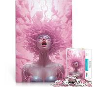 Puzzles de 1000 Piezas para Adolescentes La Felicidad del Ruido Rosa para divertirse en Familia Juego Educativo para cumpleaños y Navidad. 38x26cm